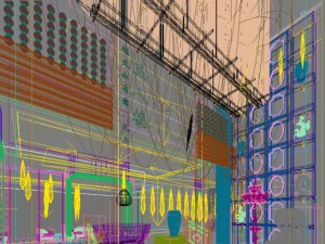 lobby space 101 3D Модель