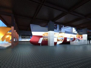 ロビースペース091 3Dモデル