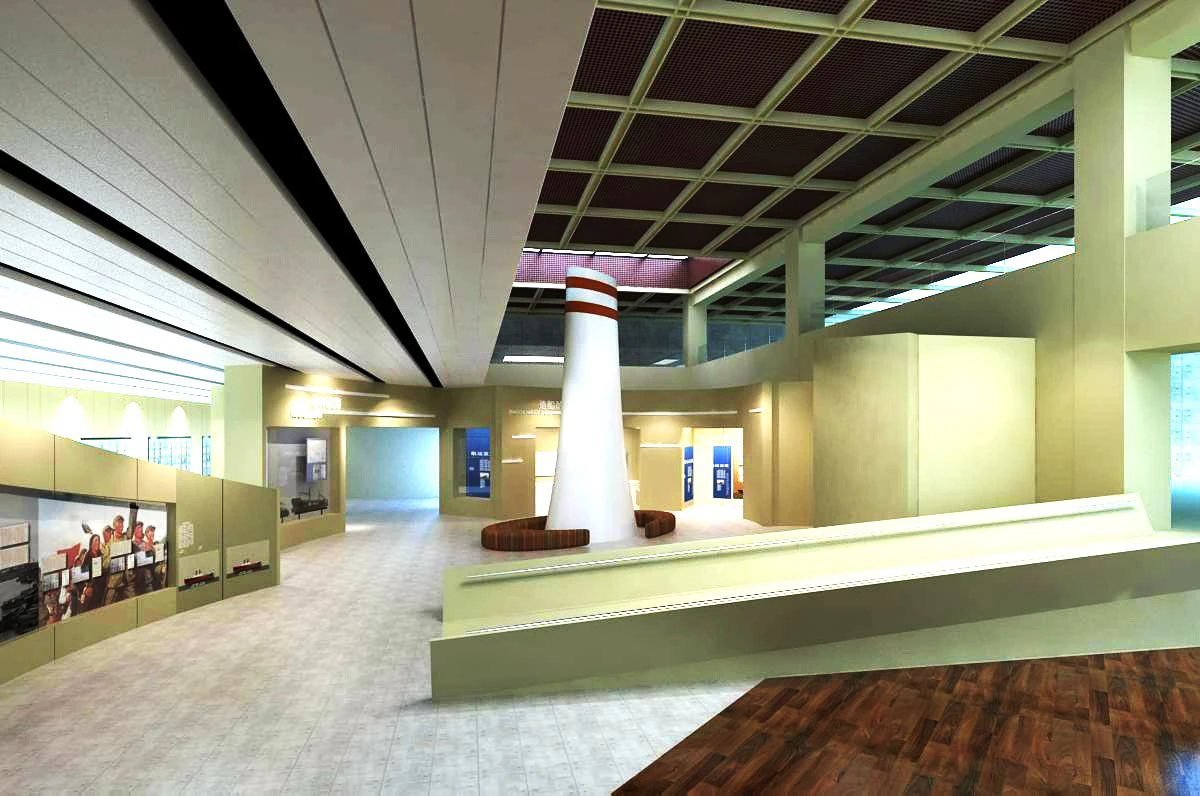 lobby space 099 3D Model .c4d .max .obj .3ds .fbx .stl .blend 
