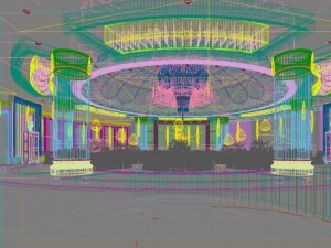 lobby space 104 3D 模型