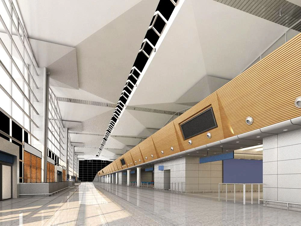 lobby space 099 3D Model .c4d .max .obj .3ds .fbx .stl .blend 