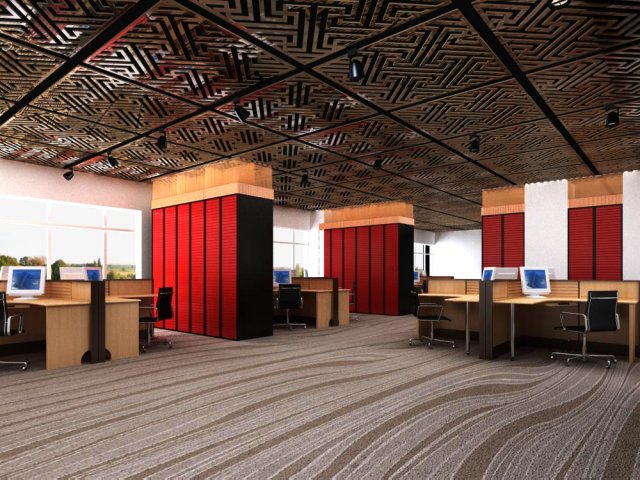 lobby space 095 3D Модель .c4d .max .obj .3ds .fbx .stl .blend 