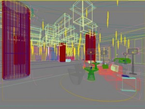 lobby space 084 3D Модель