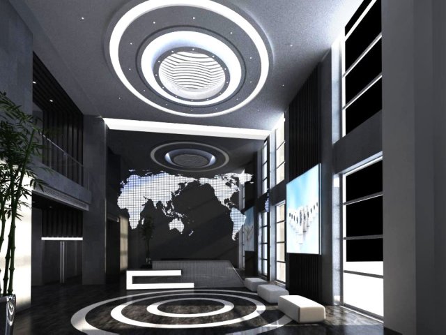 lobby space 089 3D मॉडल .c4d .max .obj .3ds .fbx .stl .blend 