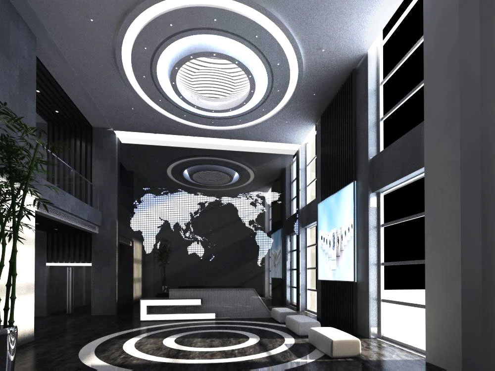lobby space 089 3D Model .c4d .max .obj .3ds .fbx .stl .blend 