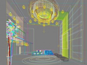 lobby space 089 3D मॉडल