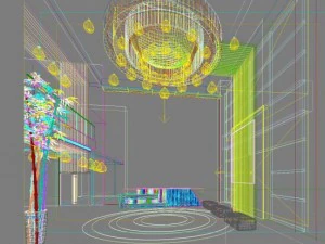 lobby space 089 3D Model