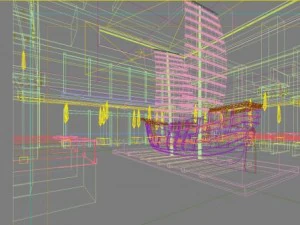 lobby space 098 3D Model