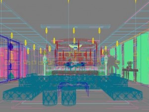 lobby space 114 3D 모델