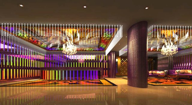 lobby space 120 Model 3D .c4d .max .obj .3ds .fbx .stl .blend 