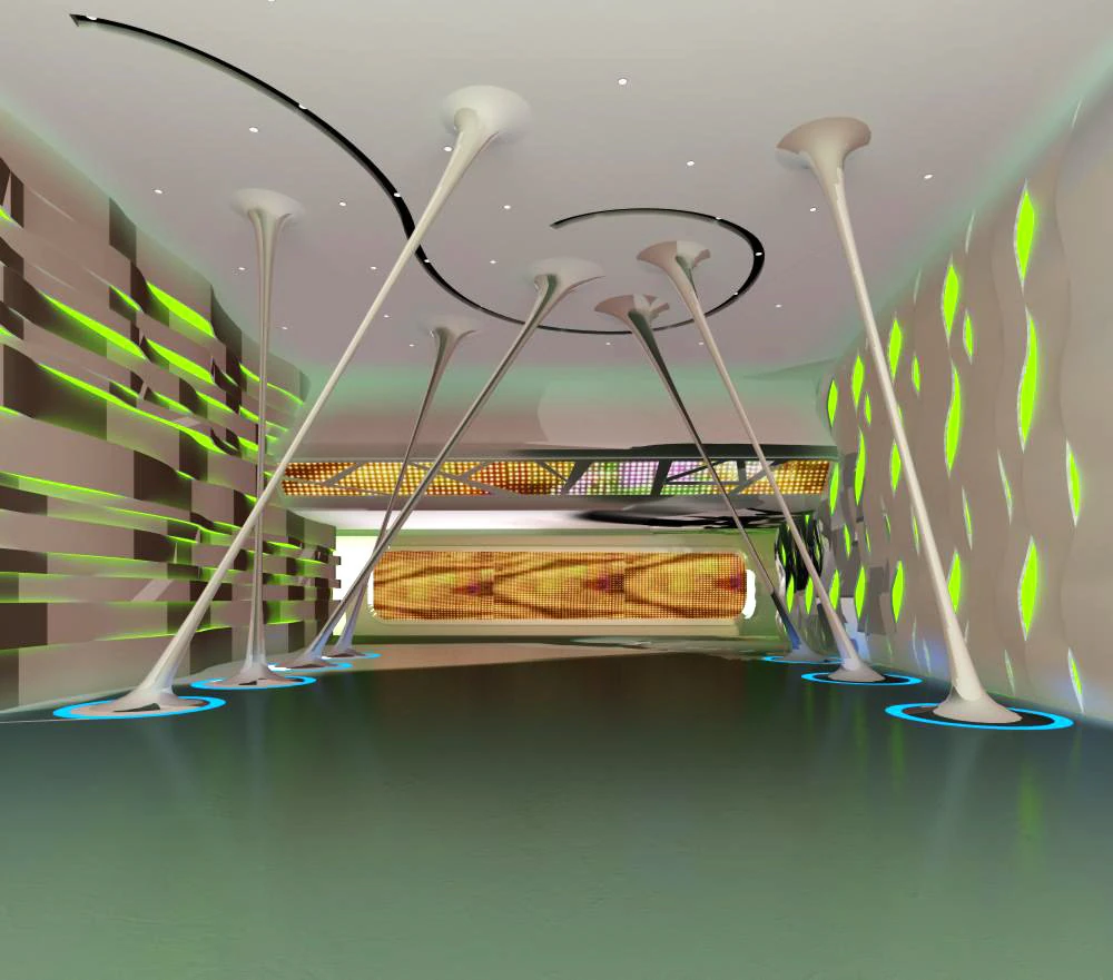 lobby space 112 3D Model .c4d .max .obj .3ds .fbx .stl .blend 