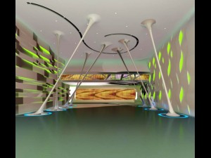 lobby space 112 Modèle 3D
