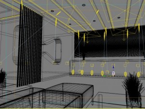lobby space 135 Modelo 3D