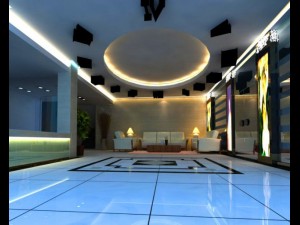 lobby space 121 Modelo 3D