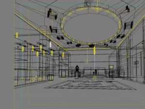 lobby space 121 3D Model