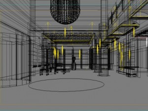 lobby space 117 Modelo 3D
