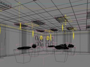 lobby space 116 3D 모델