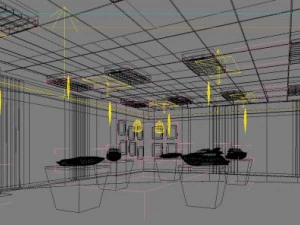 lobby space 116 3D Model