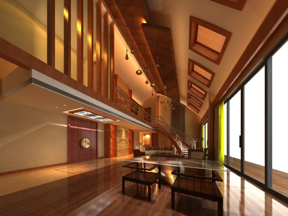 lobby space 105 3D Model .c4d .max .obj .3ds .fbx .stl .blend 