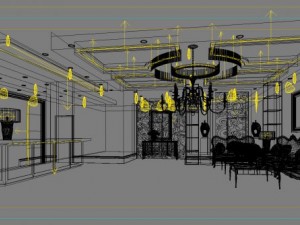 lobby space 126 Modèle 3D
