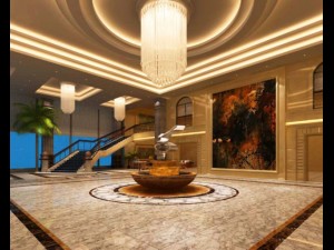 lobby space 124 Modelo 3D