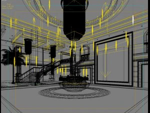 lobby space 124 3D Model