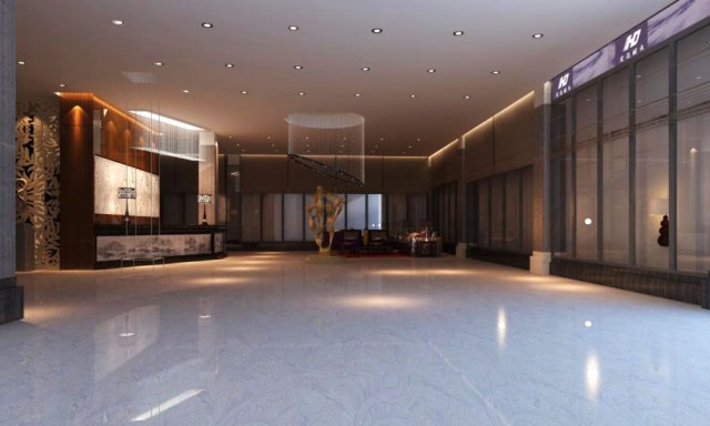 lobby space 123 3D-Modell .c4d .max .obj .3ds .fbx .stl .blend 