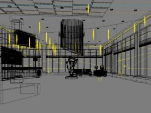 lobby space 123 3D Model