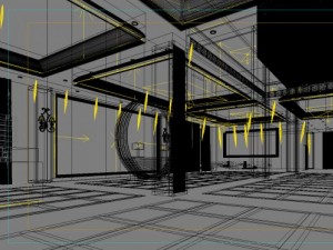 lobby space 133 Modèle 3D