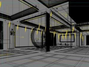 lobby space 133 3D Model