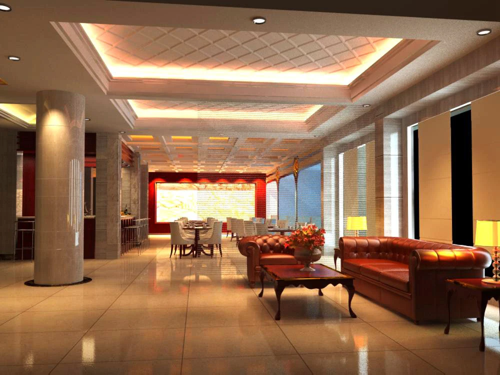 ロビースペース119 3Dモデル .c4d .max .obj .3ds .fbx .stl .blend 