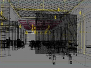 lobby space 119 Model 3D