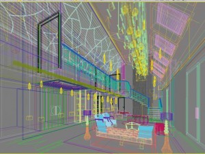 lobby space 106 3D Model