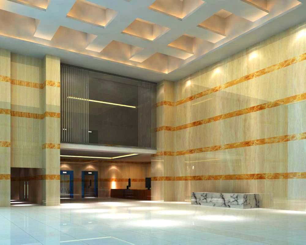 lobby space 137 3D Model .c4d .max .obj .3ds .fbx .stl .blend 