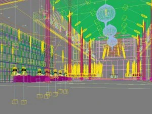 lobby spaces 144 3D Model