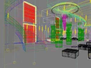 lobby spaces 145 3D Model