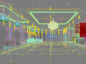 lobby space 150 Model 3D