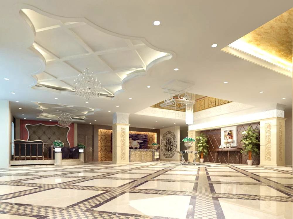 lobby space 151 3D Model .c4d .max .obj .3ds .fbx .stl .blend 