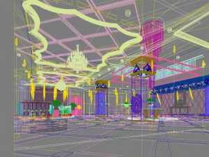 lobby space 151 Model 3D