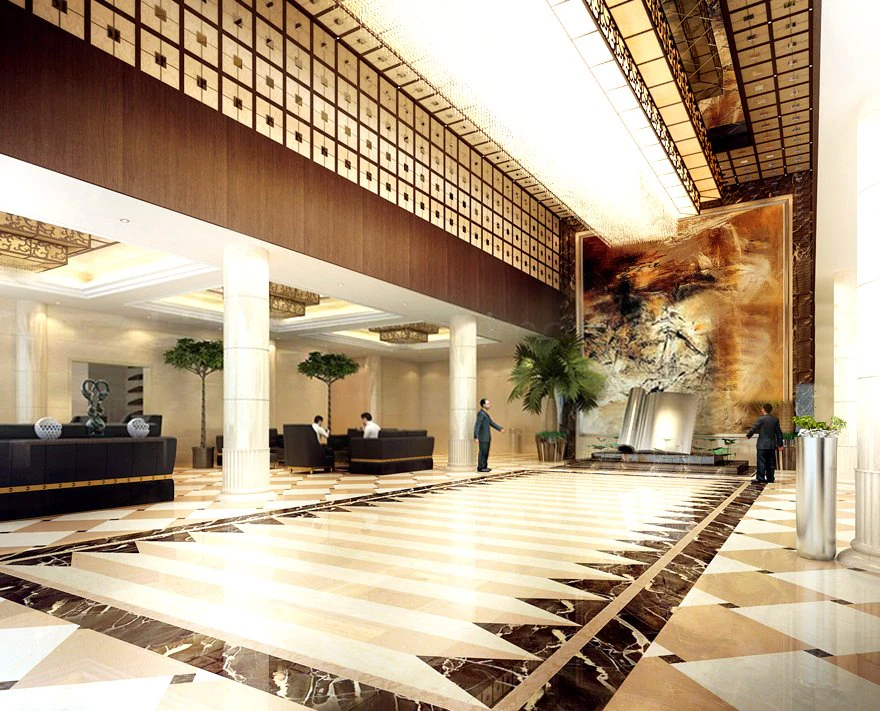 lobby space 152 3D Model .c4d .max .obj .3ds .fbx .stl .blend 