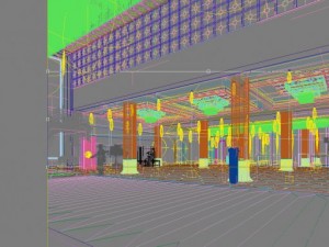 lobby space 155 Modelo 3D