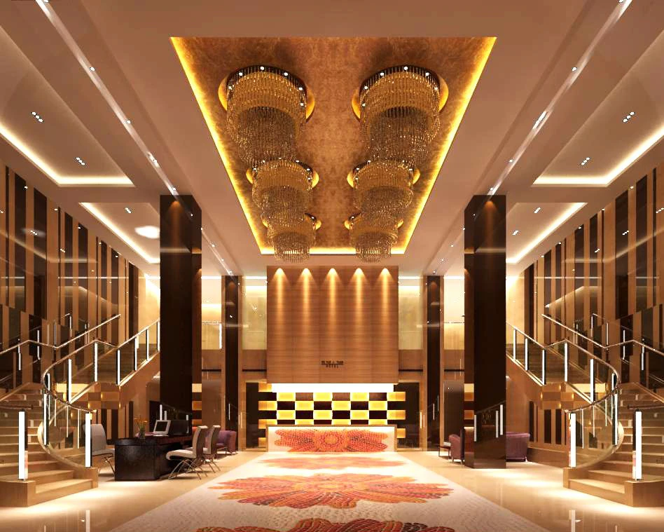 lobby spaces 161 3D Model .c4d .max .obj .3ds .fbx .stl .blend 