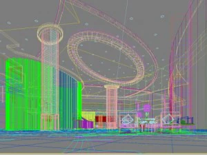 lobby spaces 163 3D Model