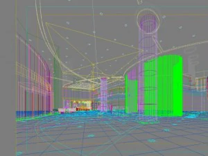 lobby spaces 164 3D Model