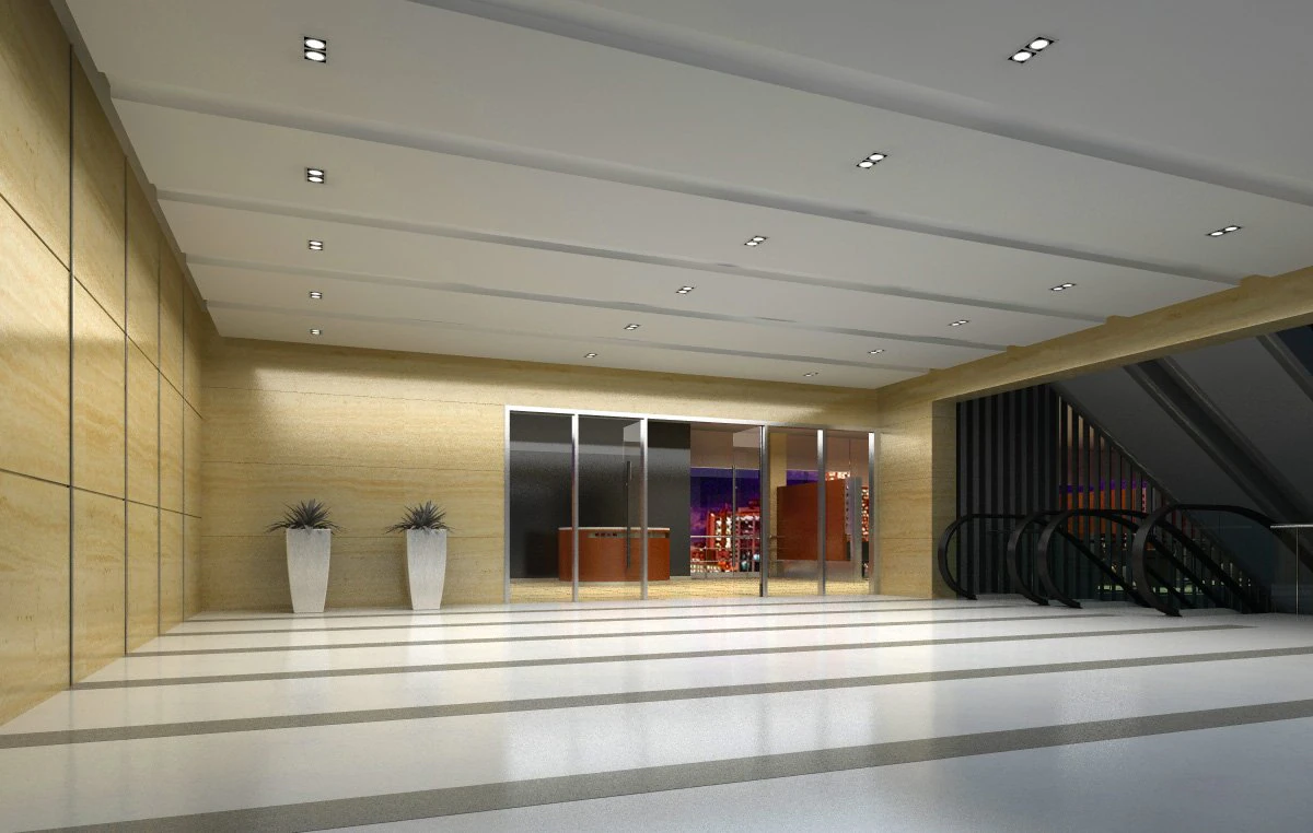 lobby spaces 165 3D Model .c4d .max .obj .3ds .fbx .stl .blend