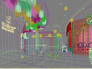 lobby spaces 173 3D Model