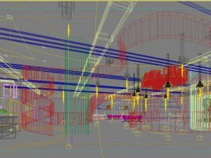 lobby spaces 172 3D Model
