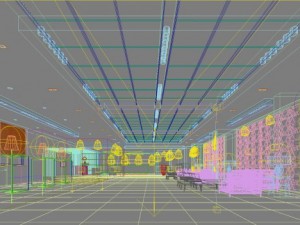 lobby spaces 179 3D Модель