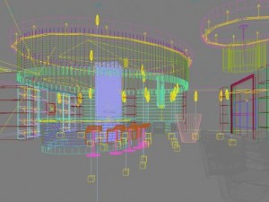 lobby space 182 Model 3D