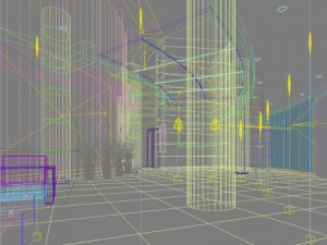 lobby space 198 3D Модель